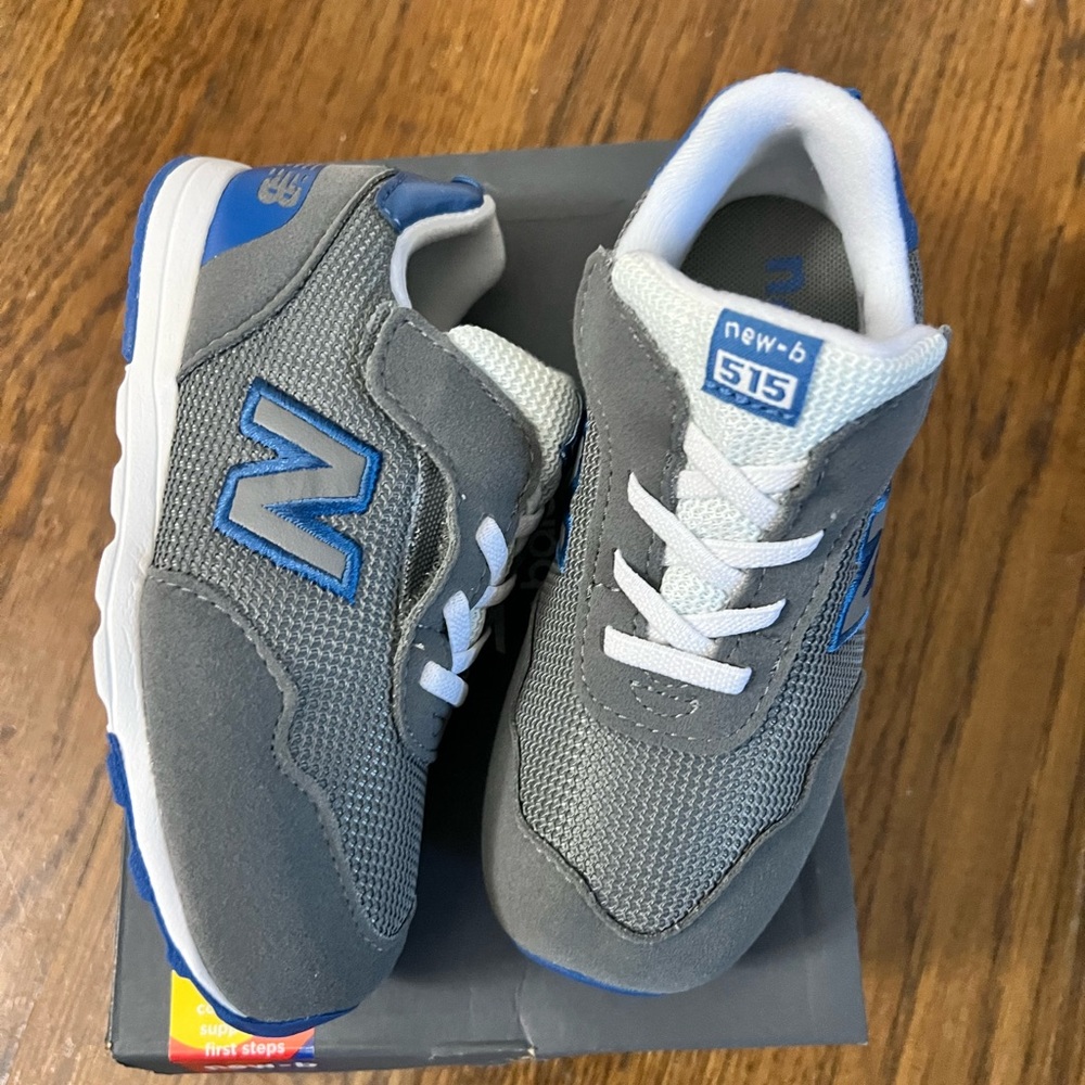 New Balance Kids' Sneakers in Gray and Blue